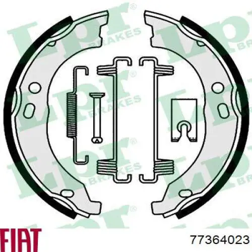Zapatas de freno de mano Fiat/Alfa/Lancia 77364023 precio, desde 32,96 EUR