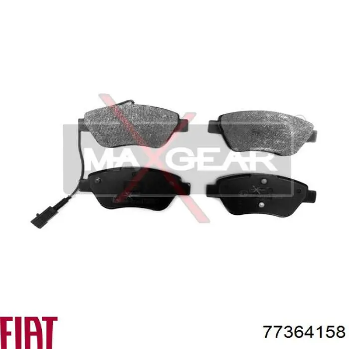 Pastillas de freno delanteras Fiat Stilo 192