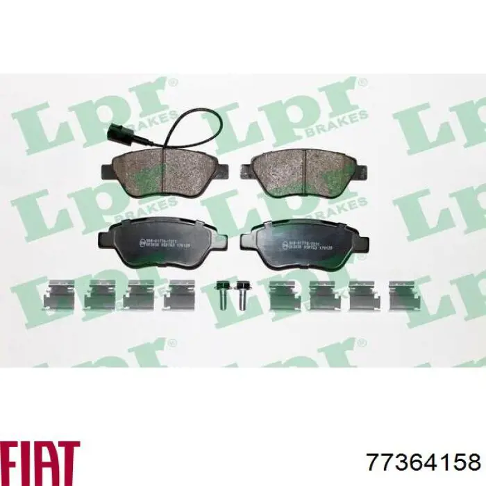 Pastillas de freno delanteras Fiat Stilo 192