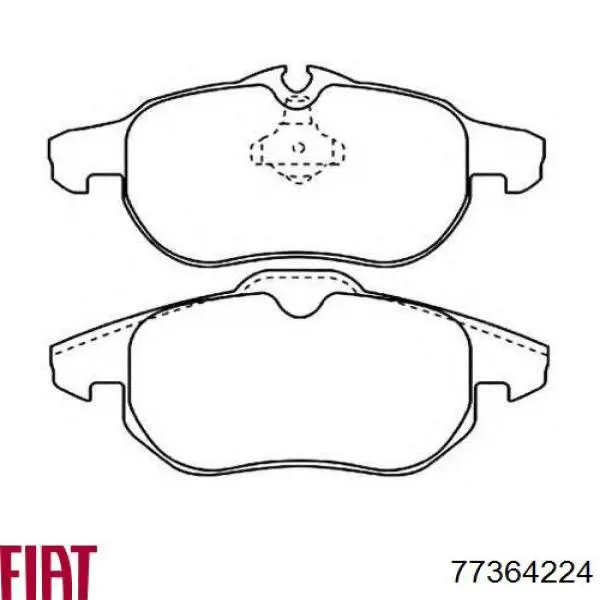 Pastillas de freno delanteras Opel Vectra