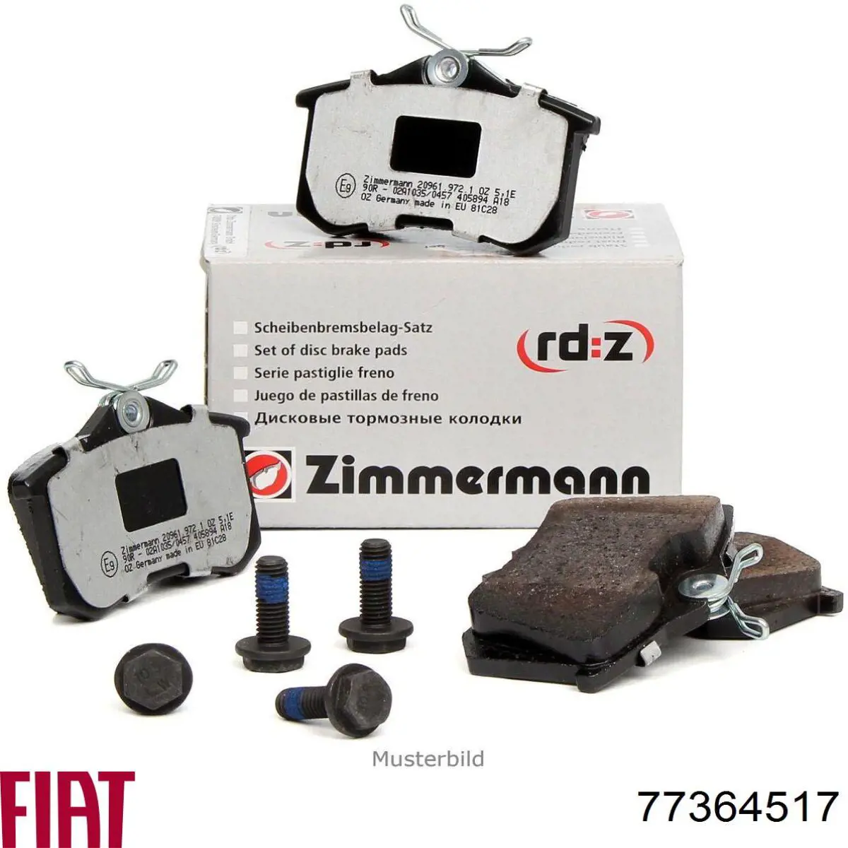 Pastillas de freno delanteras Fiat Stilo 192