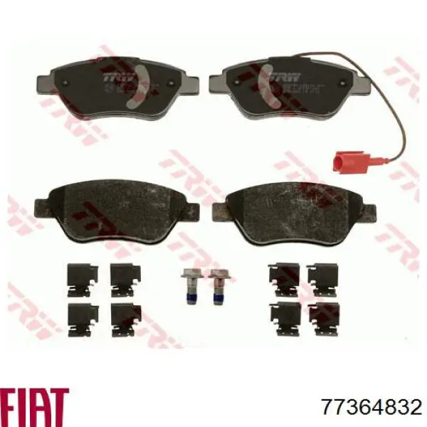 Pastillas de freno delanteras Fiat Stilo 192