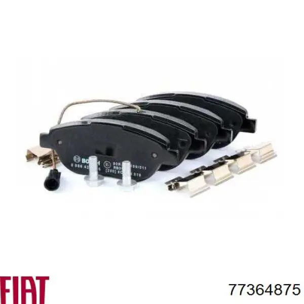 Comprar 77364875 Fiat/Alfa/Lancia Pastillas delanteras de freno