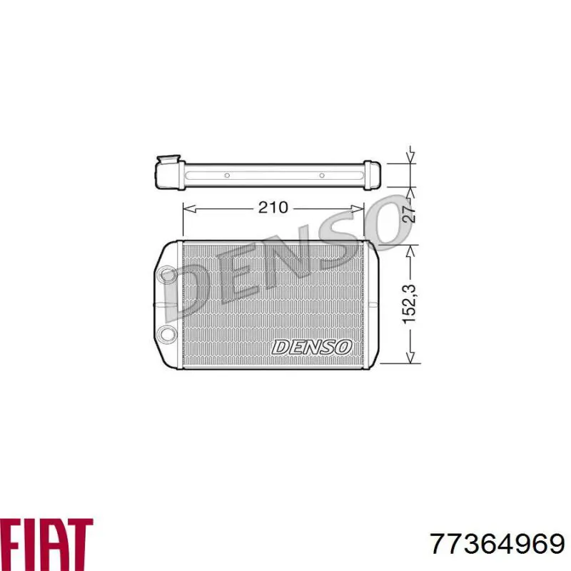 Radiador de calefacción Fiat/Alfa/Lancia 77364969 precio, desde 50,82 EUR