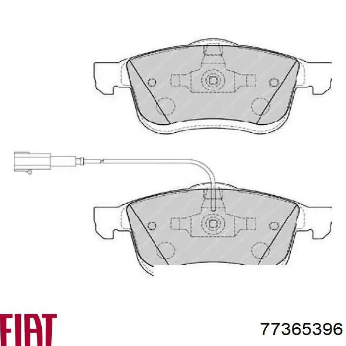 Pastillas freno delanteras Fiat/Alfa/Lancia 77365396 precio, desde 36,59 EUR
