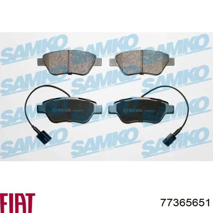 Pastillas de freno delanteras Fiat Stilo 192