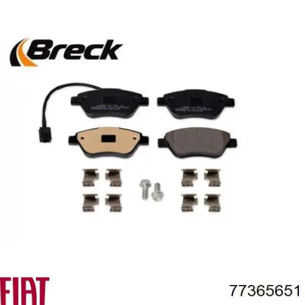 Pastillas de freno delanteras Fiat Stilo 192