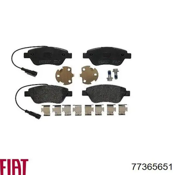 Pastillas de freno delanteras Fiat Stilo 192