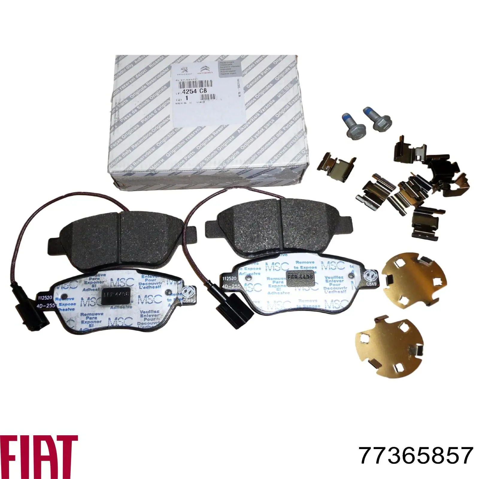 Comprar 77365857 Fiat/Alfa/Lancia Pastillas delanteras de freno
