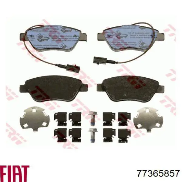 Pastillas freno delanteras Fiat/Alfa/Lancia 77365857 precio, desde 25,61 EUR
