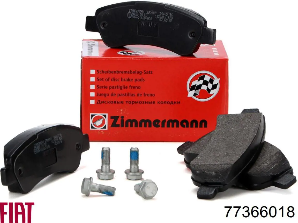 77366018 Fiat/Alfa/Lancia Pastillas delanteras