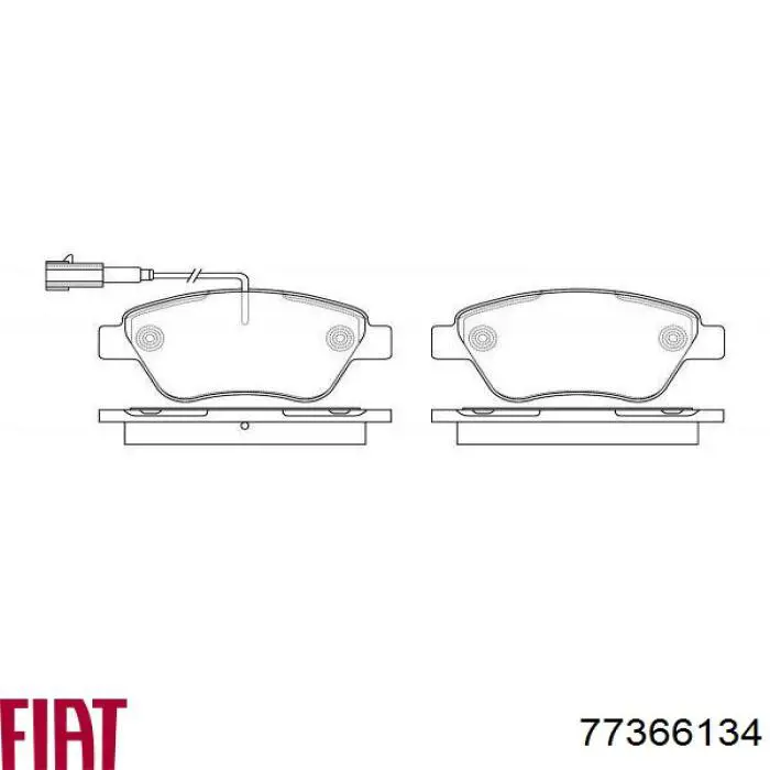 Pastillas de freno delanteras Fiat Stilo 192