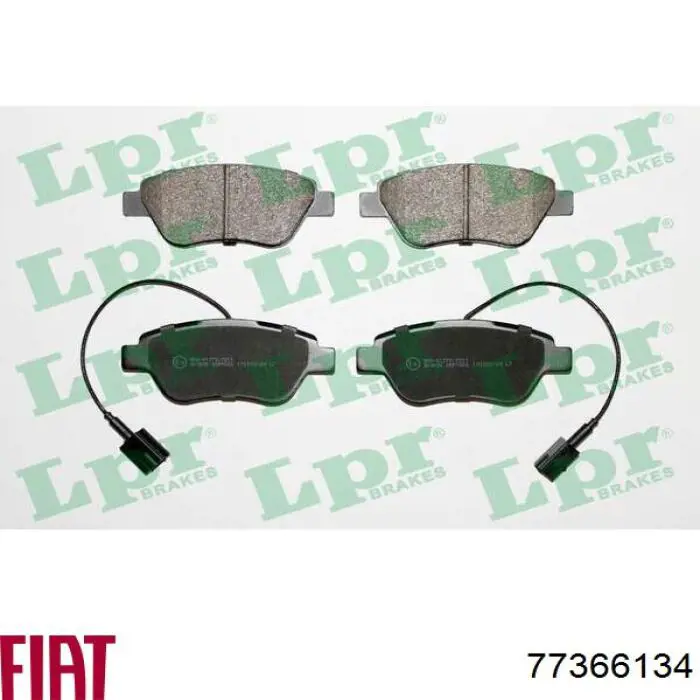 Pastillas de freno delanteras Fiat Stilo 192