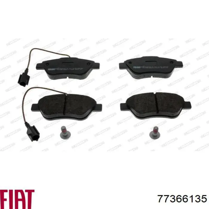 Comprar 77366135 Fiat/Alfa/Lancia Pastillas delanteras de freno