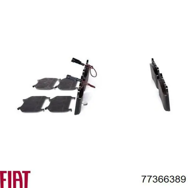 Comprar 77366389 Fiat/Alfa/Lancia Pastillas delanteras de freno