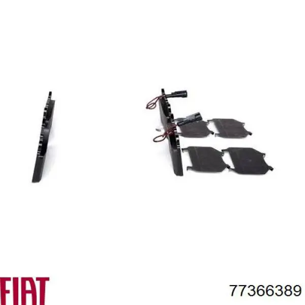 Pastillas freno delanteras Fiat/Alfa/Lancia 77366389 precio, desde 35,56 EUR