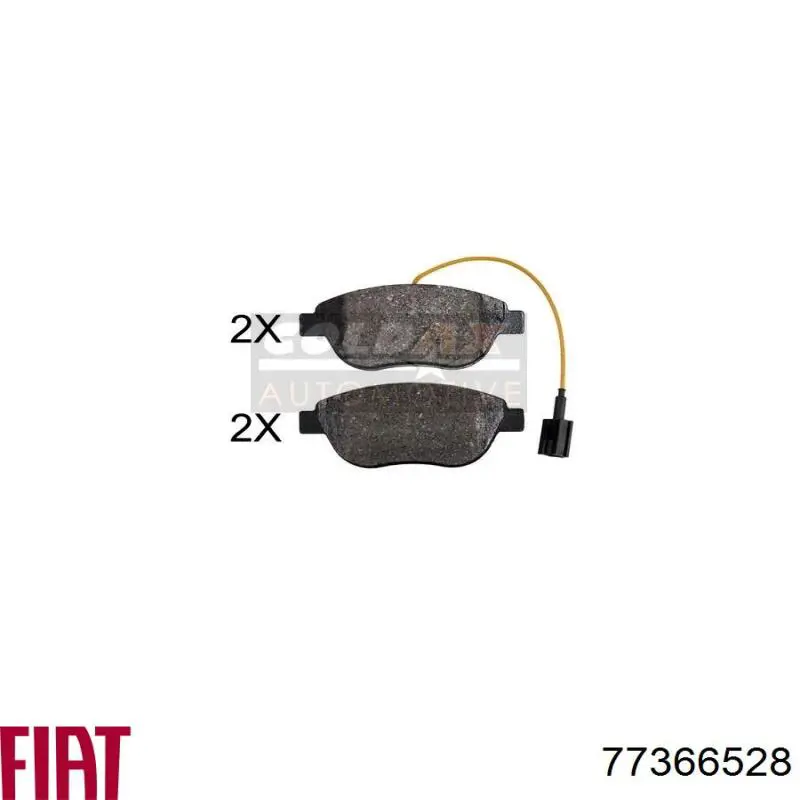 Pastillas de freno delanteras Fiat Stilo 192