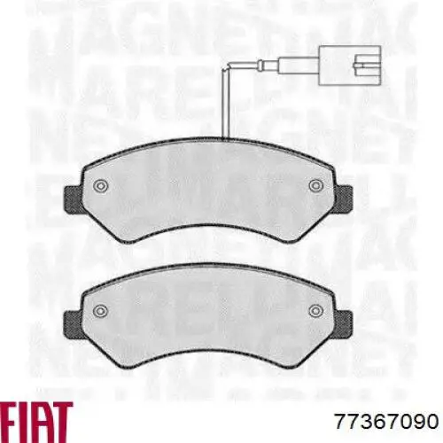 Pastillas de freno 77367090 Fiat/Alfa/Lancia
