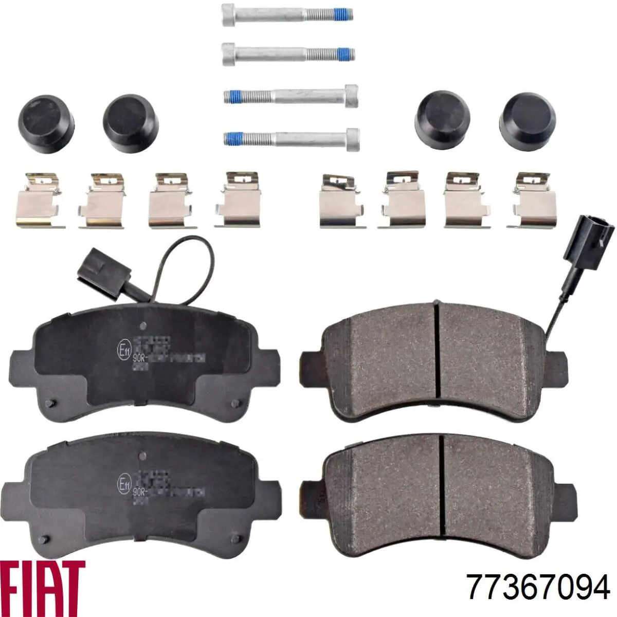 Pastillas de freno traseras 77367094 Fiat/Alfa/Lancia