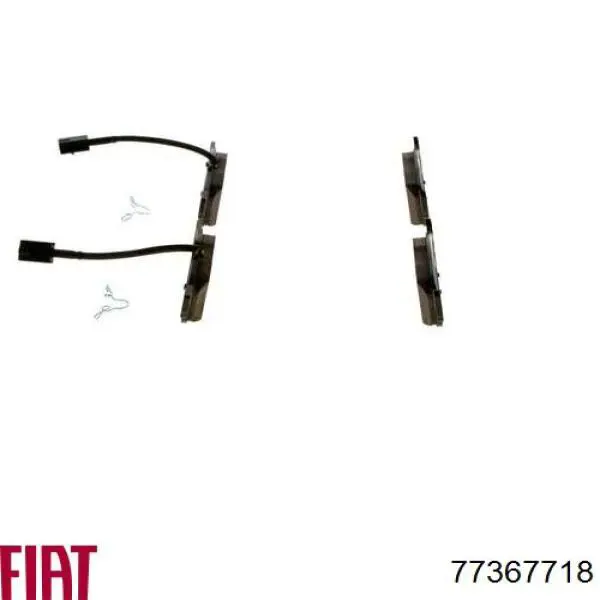 77367718 Fiat/Alfa/Lancia Pastillas freno traseras