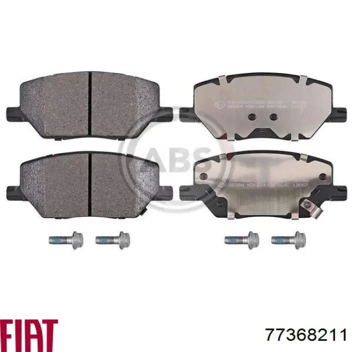 77368211 Fiat/Alfa/Lancia Pastillas delanteras