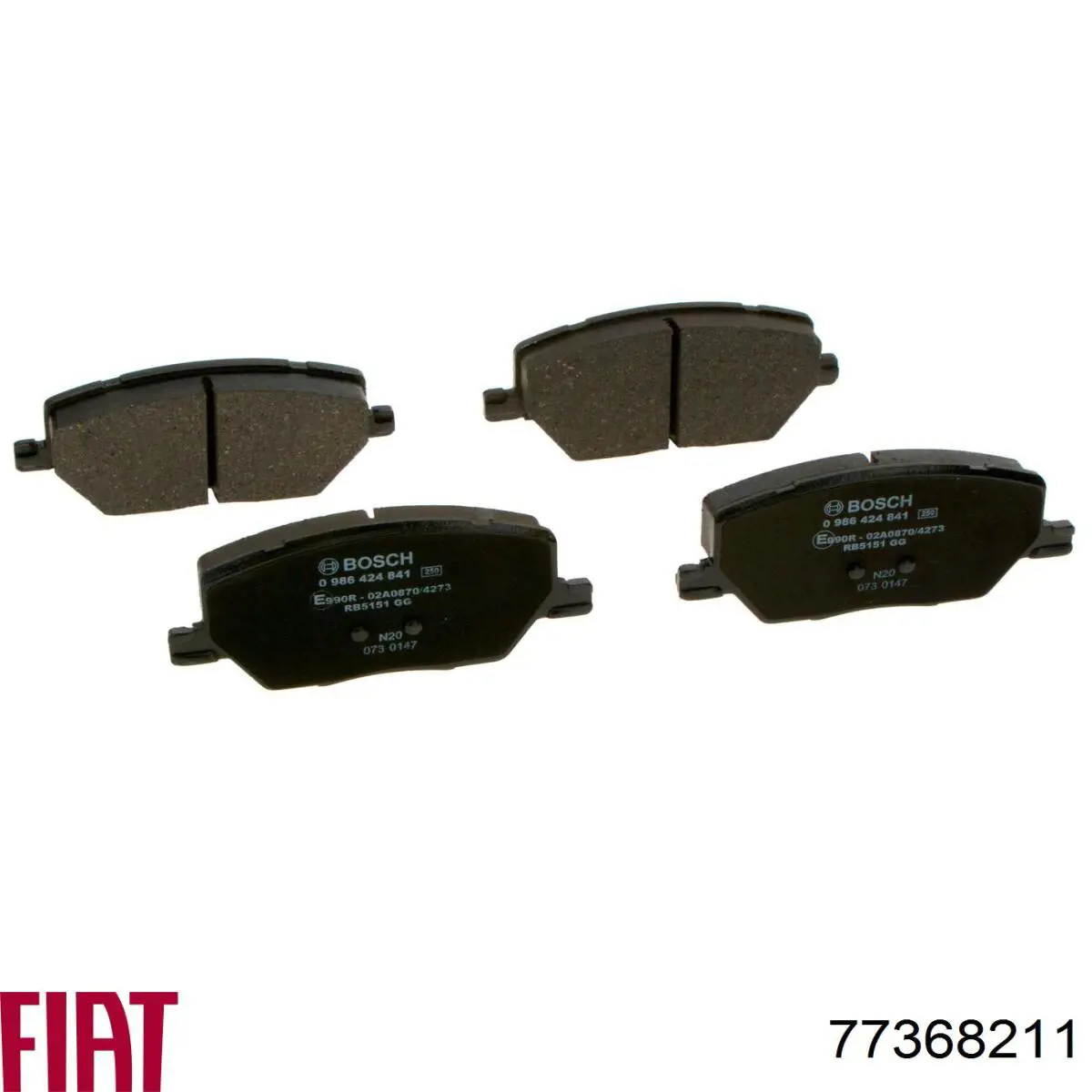 Pastillas freno delanteras Fiat/Alfa/Lancia 77368211 precio, desde 27,71 EUR