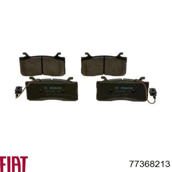 77368213 Fiat/Alfa/Lancia Pastillas delanteras