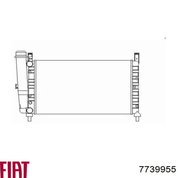 7739955 Fiat/Alfa/Lancia radiador