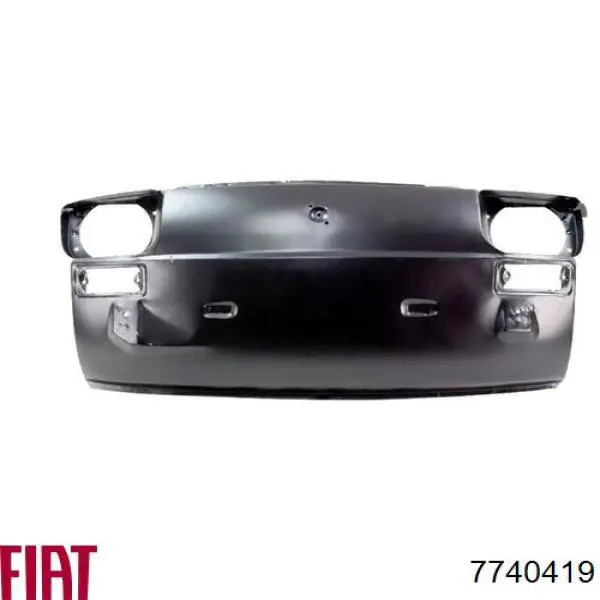  Refuerzo parachoque delantero Fiat Punto 1
