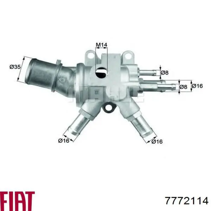 7772114 Fiat/Alfa/Lancia Termostato de agua