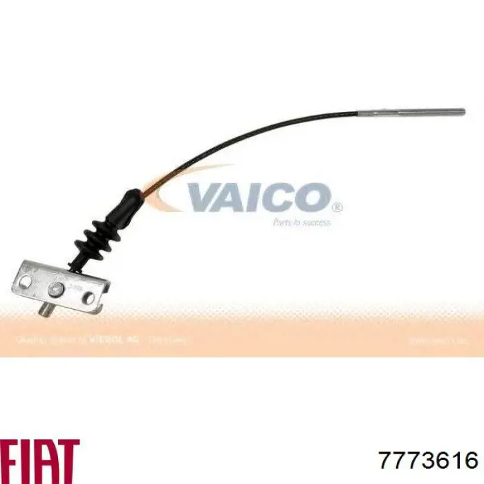 Cable de freno de mano delantero para Fiat Bravo (182)