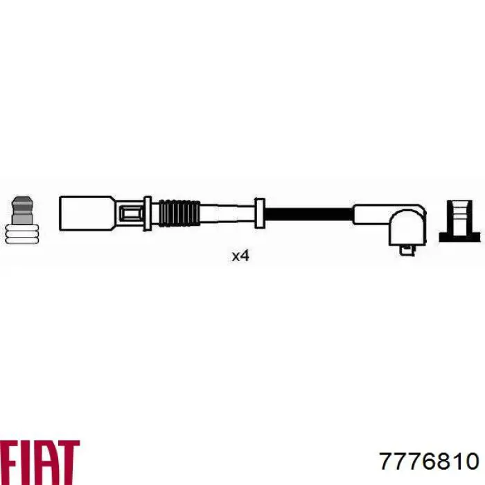 7776810 Fiat/Alfa/Lancia cables de bujías