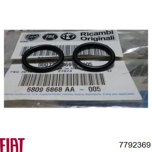 Anillo de sellado del tubo del radiador de la calefacción Fiat/Alfa/Lancia 7792369 precio, desde 1,59 EUR