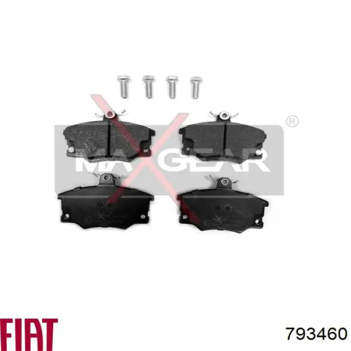 Pastillas de freno delanteras Fiat Tipo 160