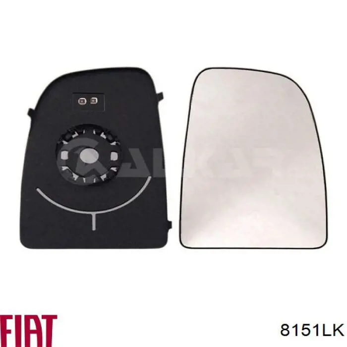 Comprar 8151LK Fiat/Alfa/Lancia Cristal de espejo retrovisor derecho