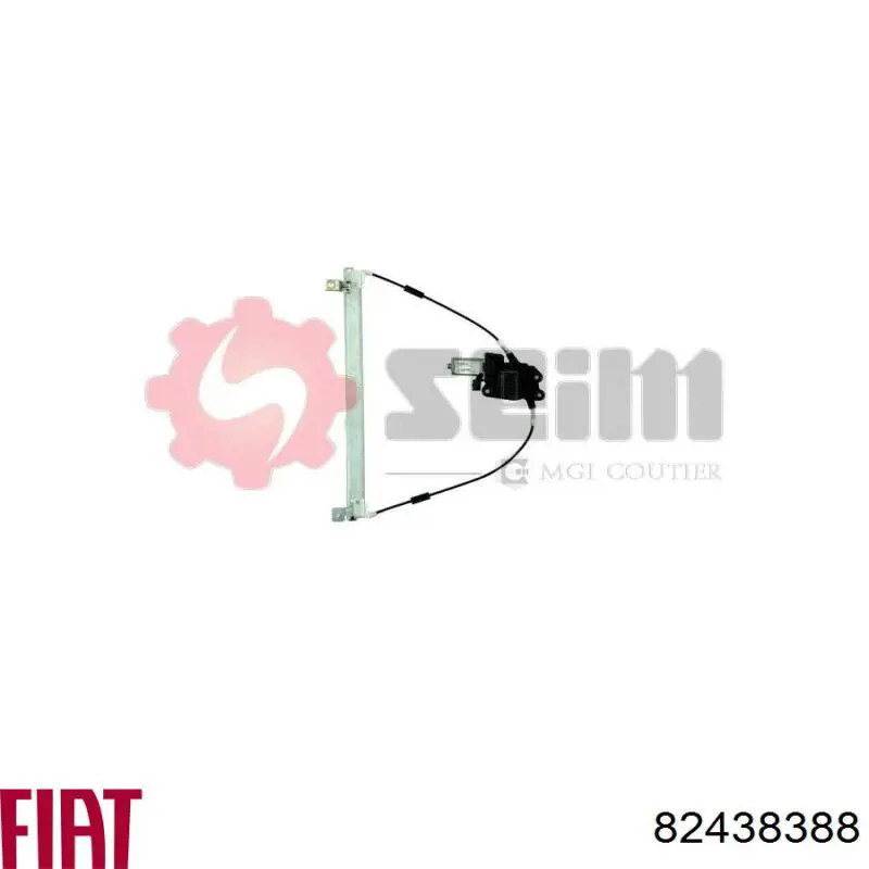 Mecanismo alzacristales, puerta delantera izquierda Fiat Croma (154)