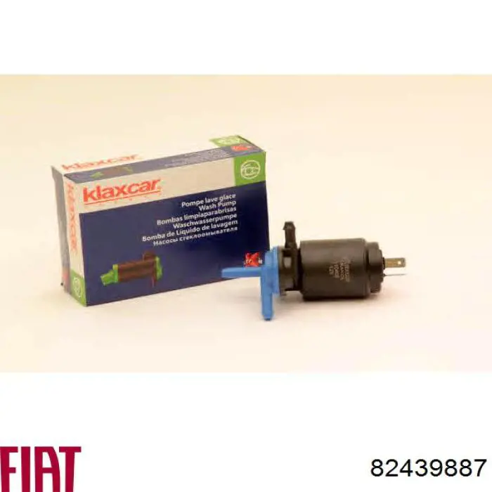 Comprar 82439887 Fiat/Alfa/Lancia Bomba de agua limpiaparabrisas, delantera