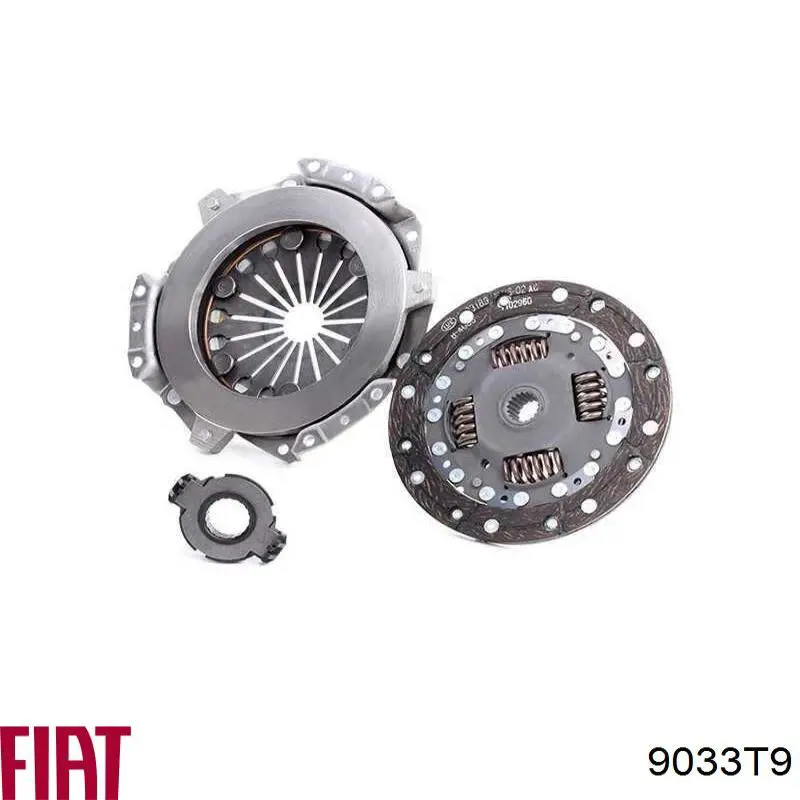 9033T9 Fiat/Alfa/Lancia Rodillo central derecho de puerta corrediza