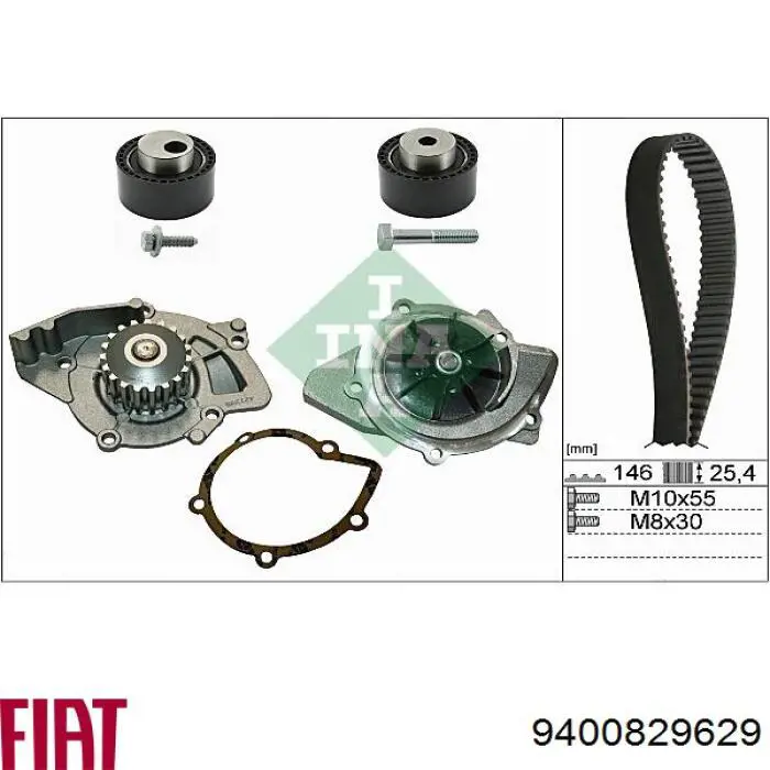 Tensor de la correa de distribución Fiat/Alfa/Lancia 9400829629 precio, desde 21,24 EUR