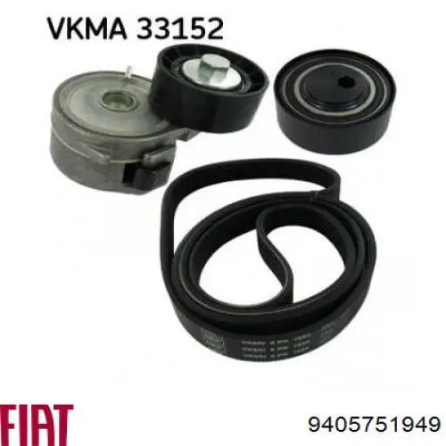 Tensor de la correa trapecial Fiat/Alfa/Lancia 9405751949 precio, desde 20,79 EUR
