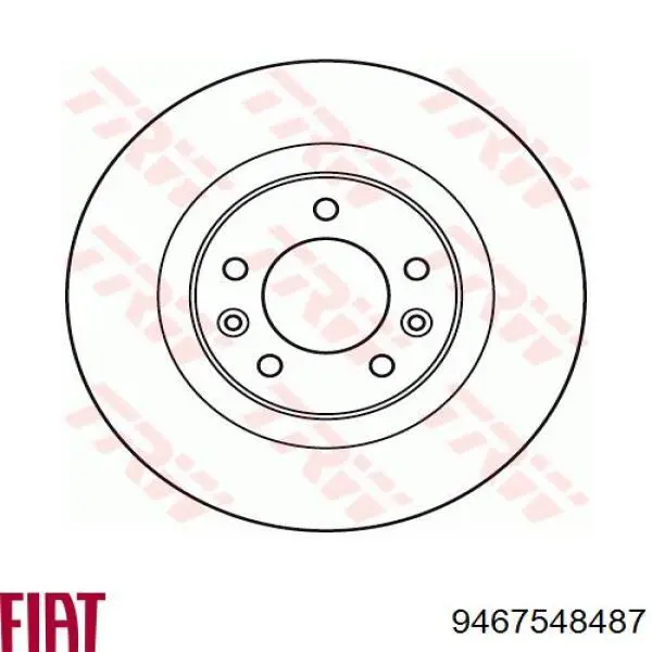 9467548487 Fiat/Alfa/Lancia Freno de disco trasero