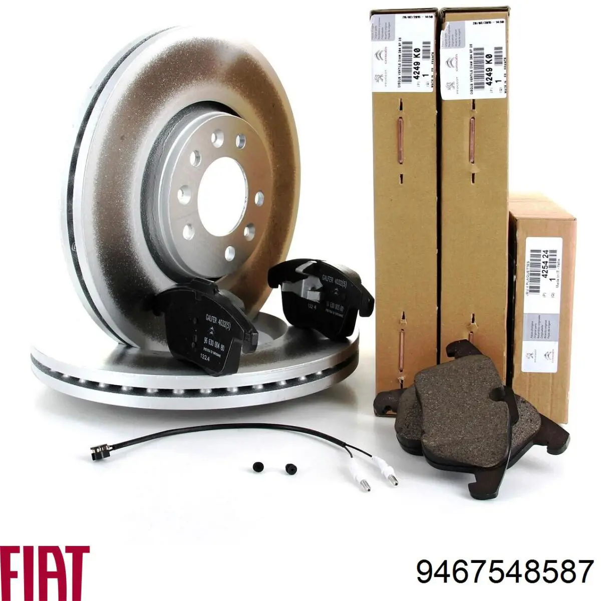Disco de freno 9467548587 Fiat/Alfa/Lancia