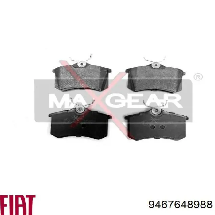Pastillas traseras de freno Fiat/Alfa/Lancia 9467648988 precio, desde 18,53 EUR