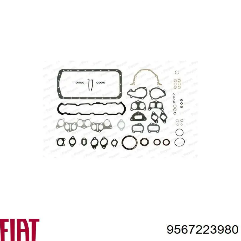 Kit de juntas, motor, inferior para Fiat Ducato (230L)