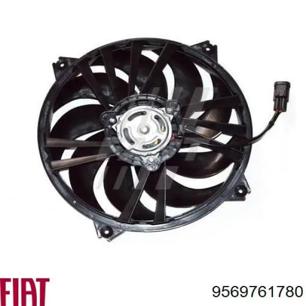 9569761780 Fiat/Alfa/Lancia rodete ventilador, refrigeración de motor izquierdo