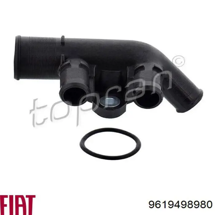 Comprar 9619498980 Fiat/Alfa/Lancia Brida del sistema de refrigeración (triple unión)