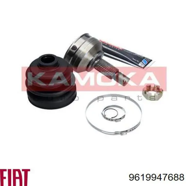 Semieje delantero derecho Fiat/Alfa/Lancia 9619947688 precio, desde 126,37 EUR