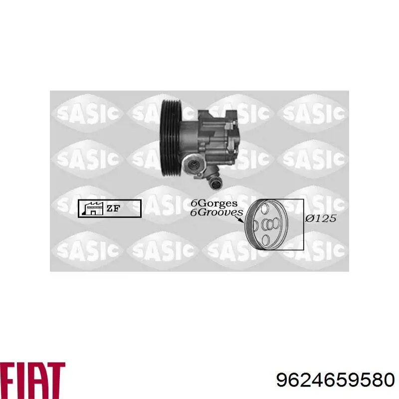 Bomba de dirección asistida  Fiat/Alfa/Lancia 9624659580 precio, desde 48,18 EUR