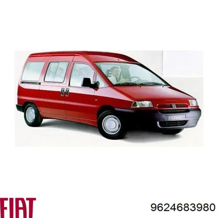 Horquilla de embrague 9624683980 Fiat/Alfa/Lancia