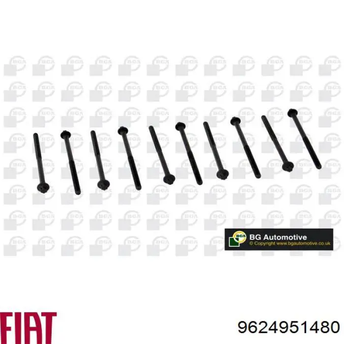 Tornillo culata 9624951480 Fiat/Alfa/Lancia